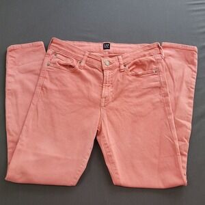 GAP Denim Legging Jeans Promenade Coral‎ Pink Jeans Womens Size 27 Stretch